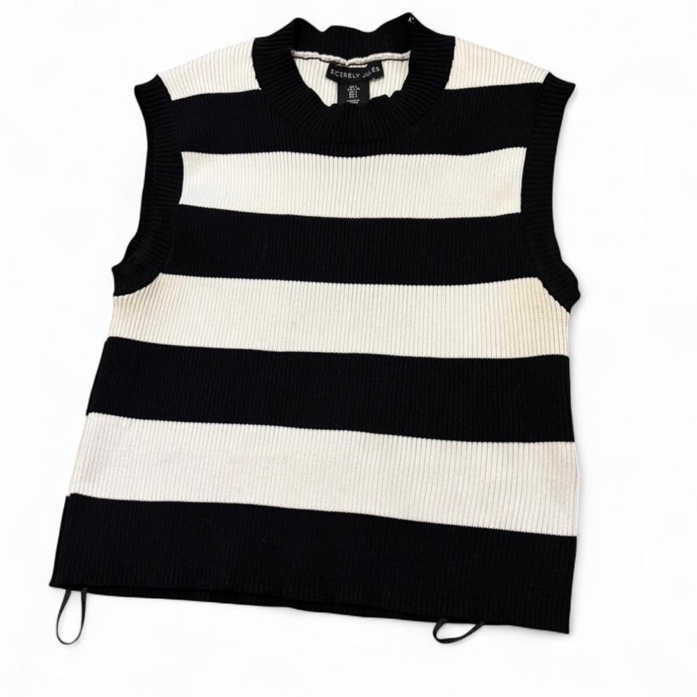 Sincerely Jules Monochrome Ribbed Top